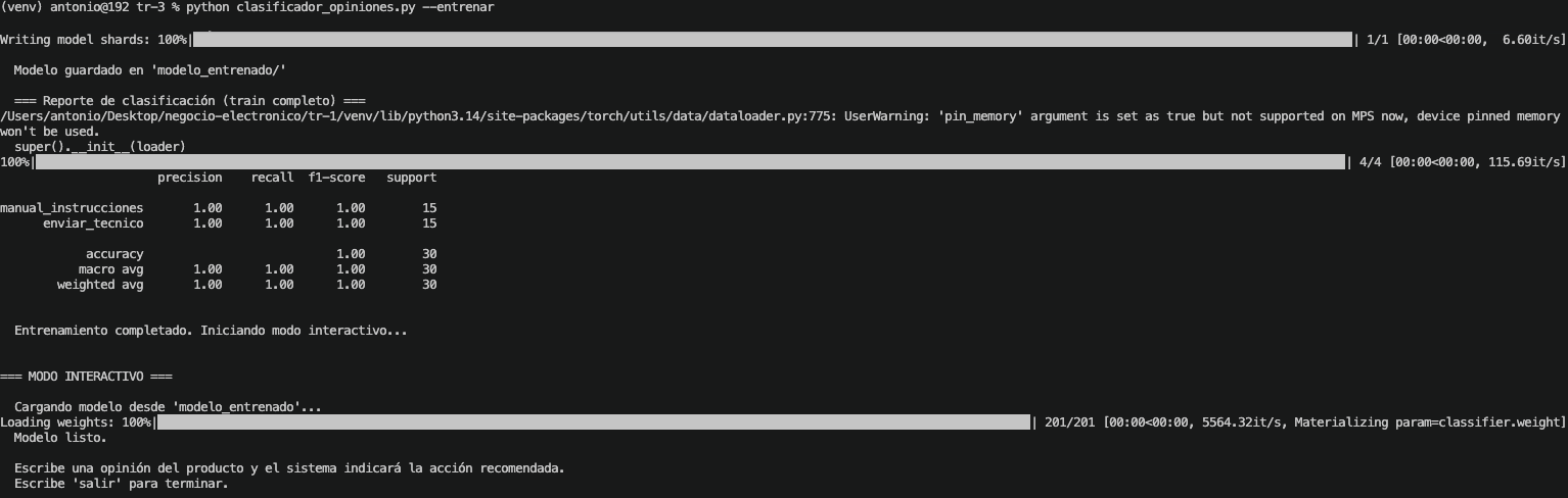 Entrenamiento del modelo